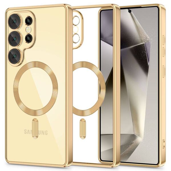 Case SAMSUNG GALAXY S25 ULTRA Tech-Protect MagFlex MagSafe Shiny gold 5906302360062