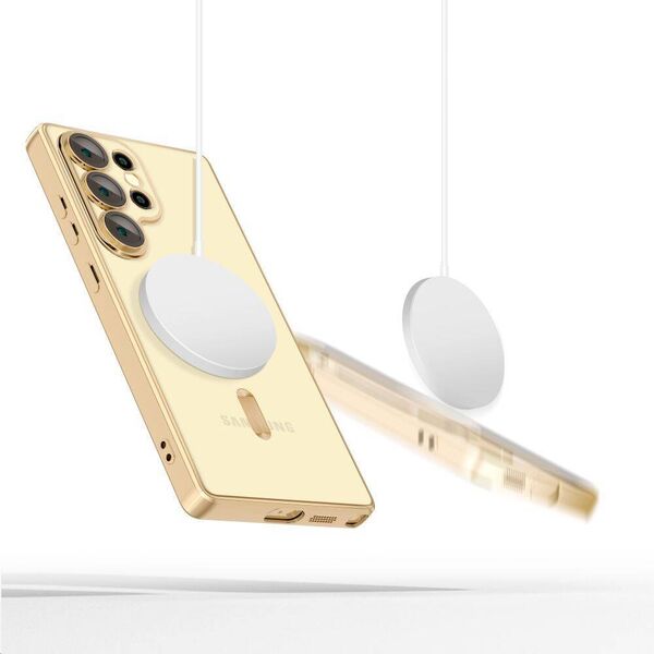 Case SAMSUNG GALAXY S25 ULTRA Tech-Protect MagFlex MagSafe Shiny gold 5906302360062
