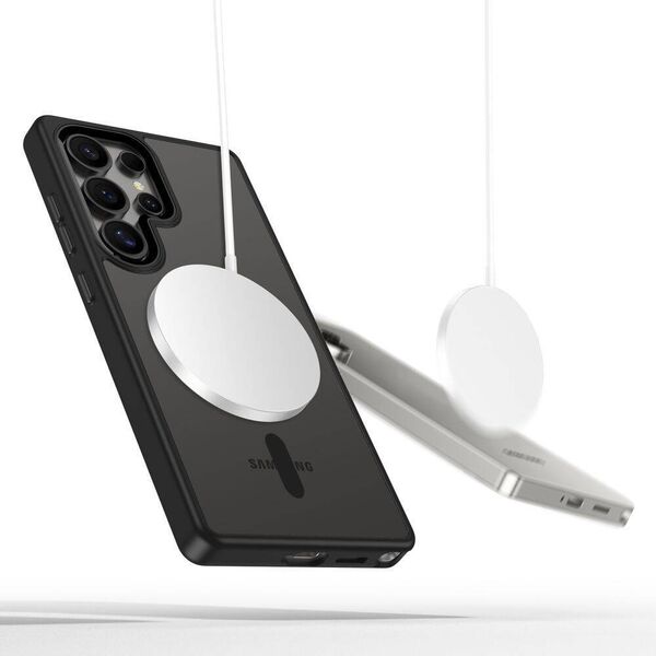 Case SAMSUNG GALAXY S25 ULTRA Tech-Protect Magmat MagSafe Clear black 5906302322732
