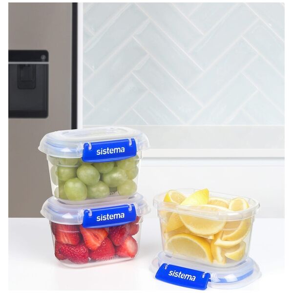 Sistema sistema Frischhaltedosen Σετ KLIP IT PLUS 3 x 400 ml μπλε 13335630 9414202885432