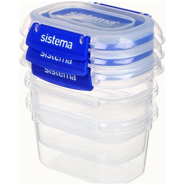 Sistema sistema Frischhaltedosen Σετ KLIP IT PLUS 3 x 400 ml μπλε 13335630 9414202885432