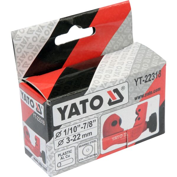Yato Obcinak do rur 3-22 mm (YT-22318)
