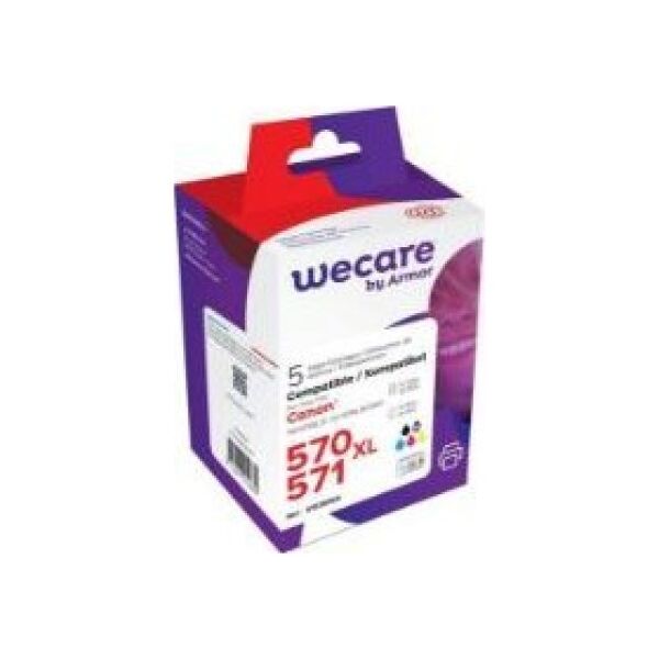 Κασέτα Armor WECARE ARMOR pro CANON Pixma MG5751 Μελάνι Sada (PGI-570XL+CLI-571XL CMYK) Μαύρο+C+M+Y+K, 1x22 ml, 4x11 ml 13473476 3112539812027