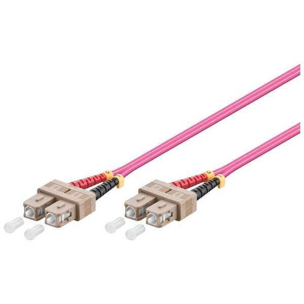 MicroConnect Patchcord światłowodowy SC/UPC - SC/UPC, 50/125, OM4, 3m (FIB222003-4)