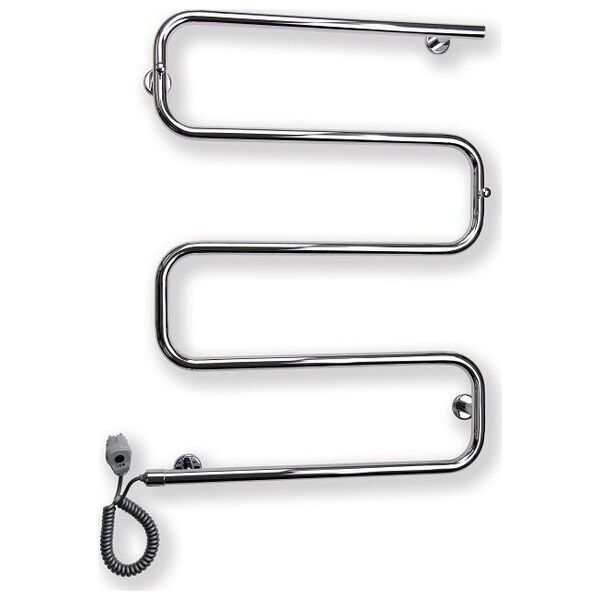 Towel dryer ELONIKA EE-4U, 850 x 650 mm, electric, 70 W, left.