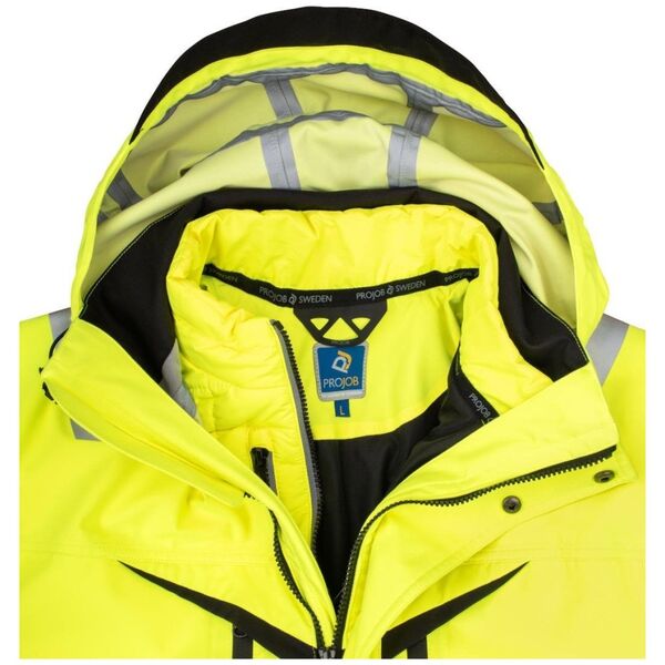 Projob Kurtka Odblaskowa ProJob 6446 3in1 Yellow/Navy