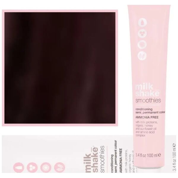 Milk Shake Milk Shake, Smoothies, Ammonia-Free, Semi-Permanent Hair Dye, 4.44C , 100 ml For Women