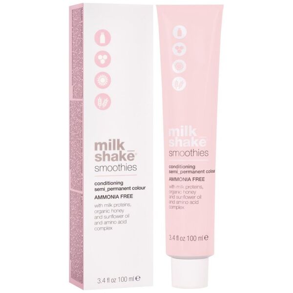 Milk Shake Milk Shake, Smoothies, Ammonia-Free, Semi-Permanent Hair Dye, 4.44C , 100 ml For Women