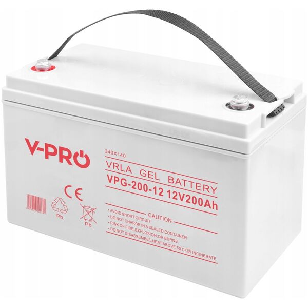 Volt Akumulator Volt Polska Gel VPRO Solar 12V 220Ah