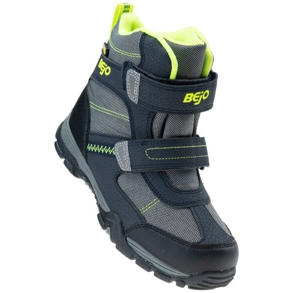 Bejo OBUWIE CLASSIC BATHURSTI JR BLACK/MID GREY/LIME 31