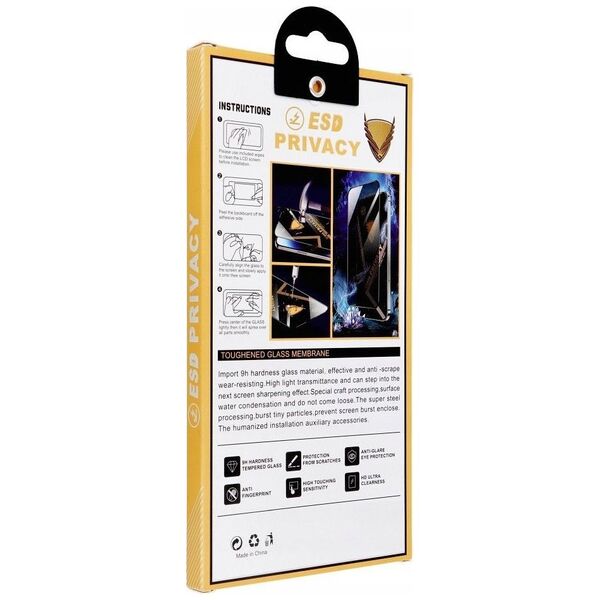 TelForceOne Szkło Hartowane OG Premium Privacy Glass - do Samsung Galaxy A54 5G / S23 FE czarny