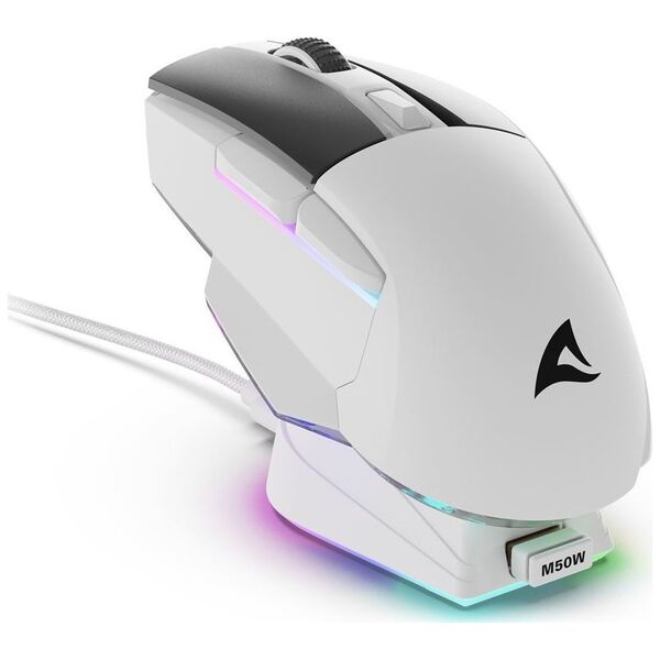 Mysz Sharkoon Sharkoon SKILLER SGM50W (white, including charging station)