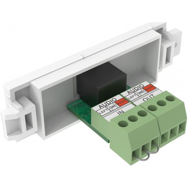 Vision VISION Techconnect Modulare AV-Frontplatte - 30 JAHRE GARANTIE - 3,5 mm-Miniklinken-Modul - zur Verwendung mit einem Stereo-Audiokabel - Durchsteckklemme an der Ruckseite - TRS - Blankdraht-Annschenie Tech-Audiokabel 13354370 5354529000009
