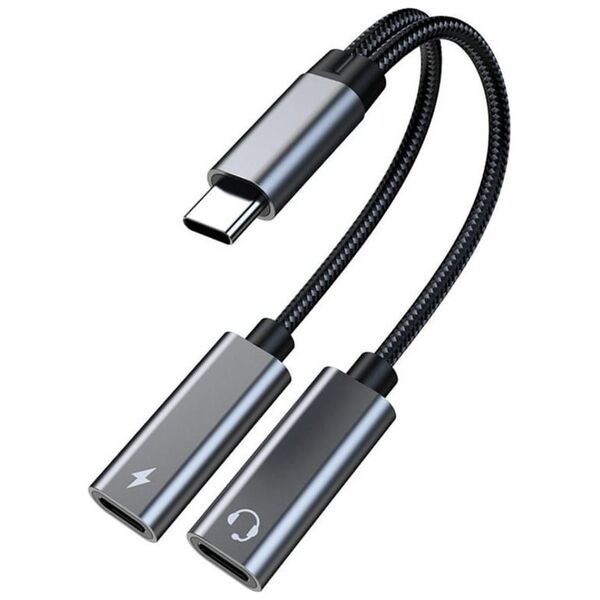 Adapter USB MicroConnect Microconnect MC-USBC-CFCF kabel USB 0,13 m USB 2.0 Srebrny