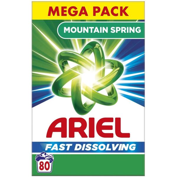 Ariel Ariel Mountain Spring skalbimo milteliai, 4,4 kg