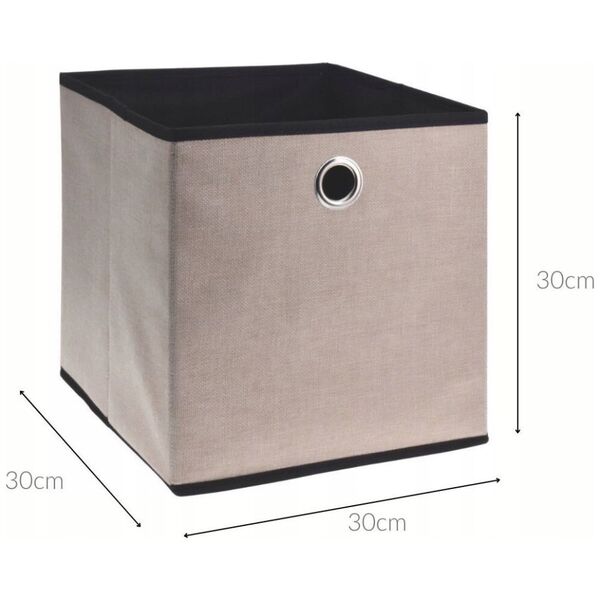 Storage Solutions Δοχείο αποθήκευσης υφασμάτων NO-WOVEN, 30 x 30 x 30 cm 14127145 5902973447866