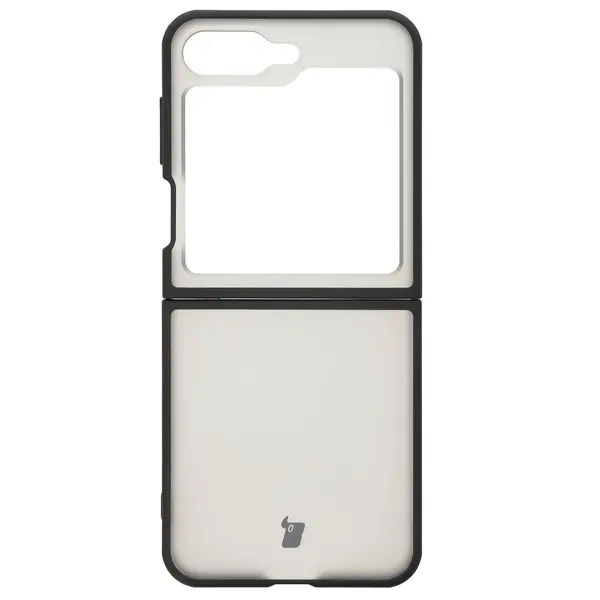Bizon Case Angelo Samsung Galaxy Z Flip6 smoky with a black frame