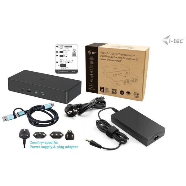 Stacja/replikator I-TEC Professional Thunderbolt 3 (CADUAL4KDOCKPD2)