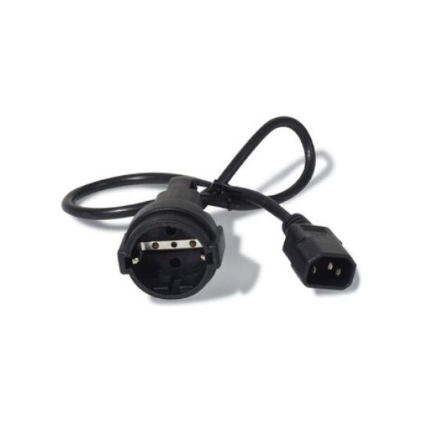 Kabel zasilający APC PWR CORD C14 to CEE 7/7 Schuko 0.6m (AP9880)