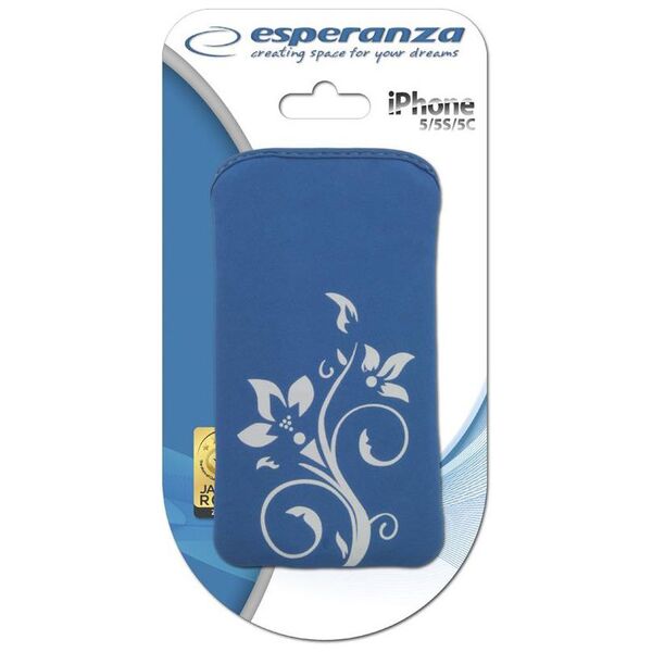 Esperanza Etui na telefon komórkowy Iphone 5s / Ipod Touch 5 / Iphone 5c (EMA106BW-IP5)