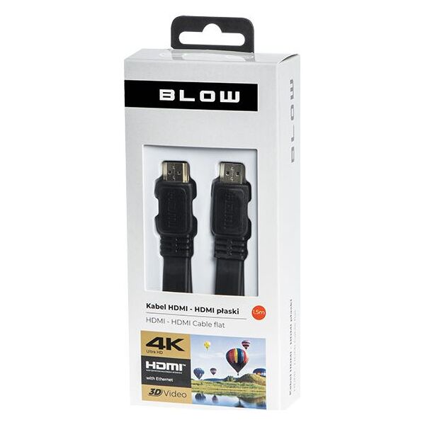 Kabel Blow HDMI - HDMI 1.5m czarny (92-606#)