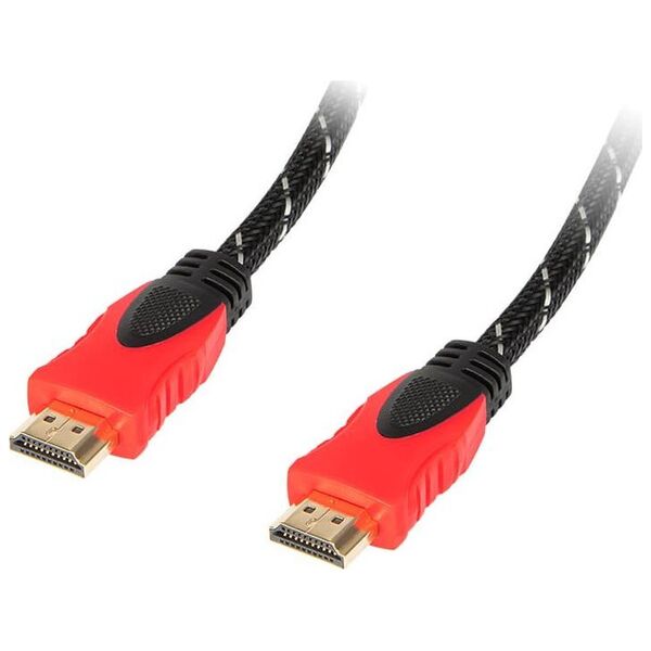 Kabel Blow Przył. HDMI-HDMI PREMIUM proste 1.0m RED