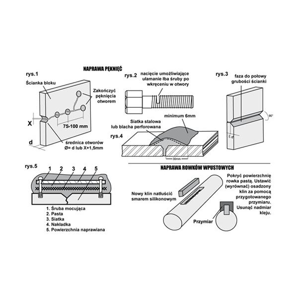Technicqll Pasta epoksydowa aluminiowa Super Metal 4 7704 80g (E-020)