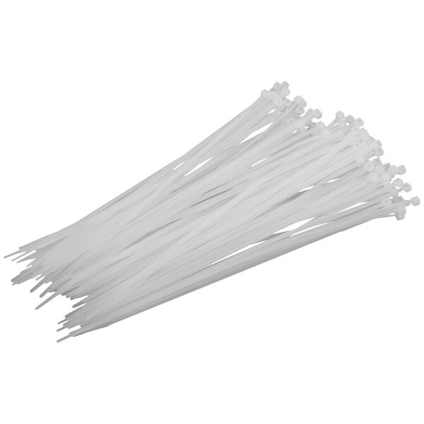 Pro-Line Opaski zaciskowe nylonowe białe 4,8x200mm 100szt. - 59121B