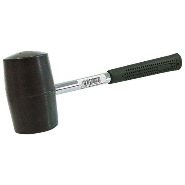 Mega Młotek gumowy rączka stalowa 450g  (12006)