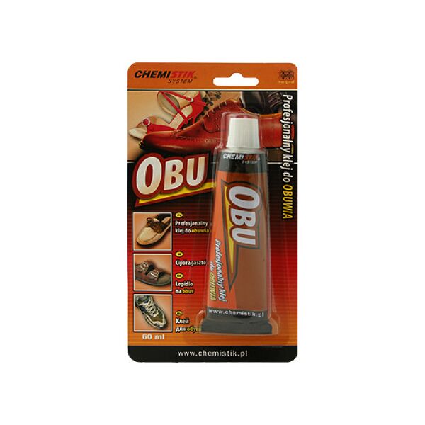 Chemistik Klej poliuretanowy OBU do reparacji obuwia, klejenia skóry, gumy 60ml