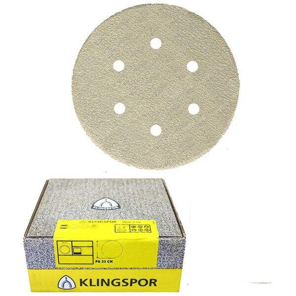 Klingspor Krążek ścierny samoprzyczepny 150mm gr.120 1szt. - 45869E