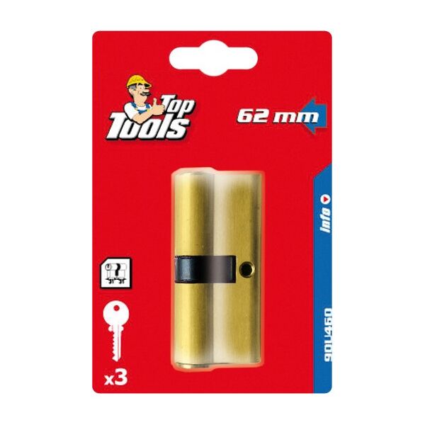 Top Tools Wkładka profilowa do zamka 62mm 31/31 3 klucze (90U460)