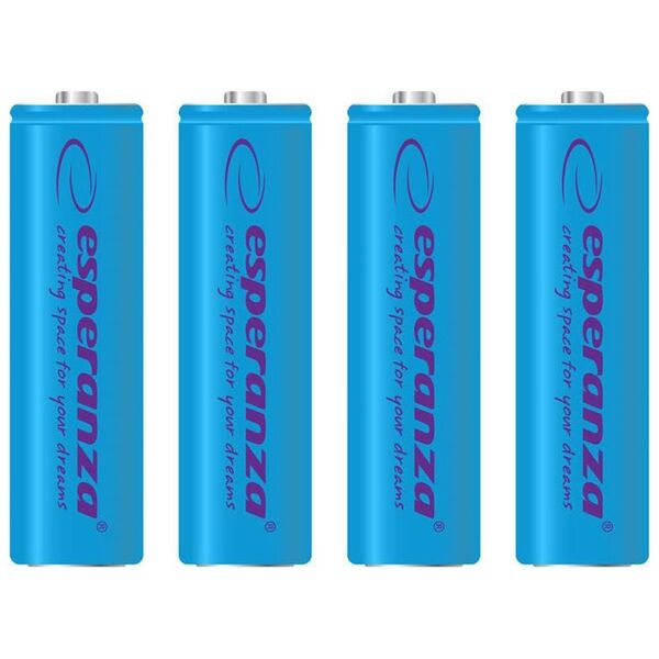 Esperanza Akumulator niebieskie AA / R6 2000mAh 4 szt.