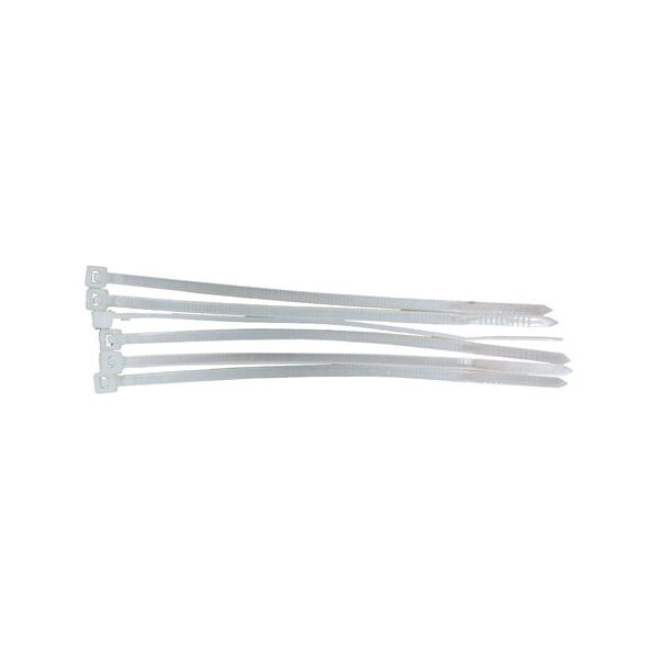 Mega Opaski zaciskowe 3,6x300mm białe 100szt. - 59230B