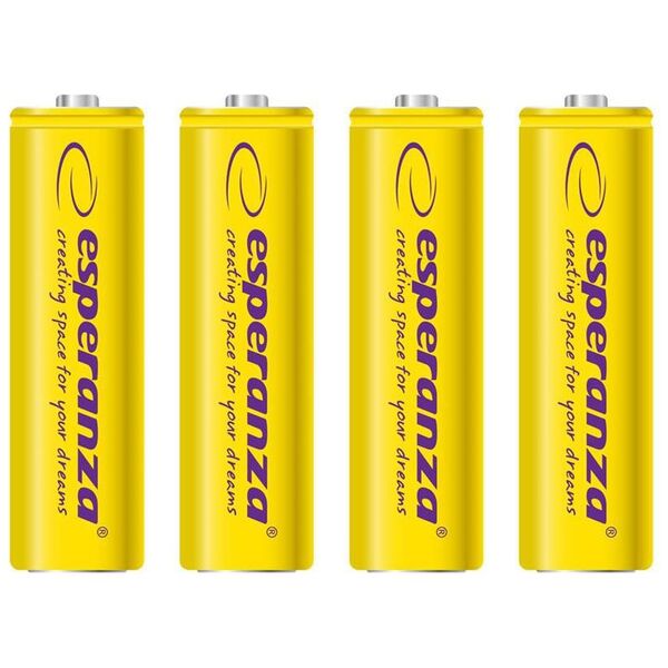 Esperanza Akumulator żółte AA / R6 2000mAh 4 szt.