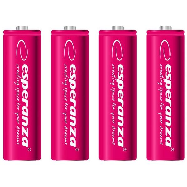 Esperanza Akumulator czerwone AA / R6 2000mAh 4 szt.