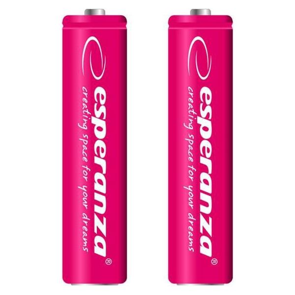 Esperanza Akumulator czerwone AAA / R03 1000mAh 2 szt.