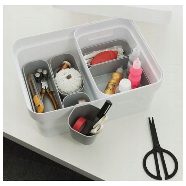 Curver Organizer do szuflady Infinity M szary