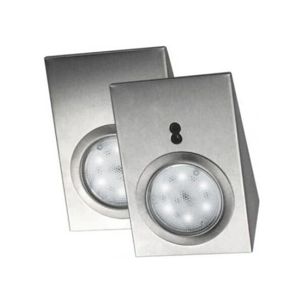 Orno Zestaw opraw meblowych LED 2x2,5W z 4000K bezdotykowym wyłącznikiem (OR-AE-13118)