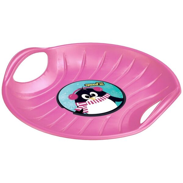 Prosperplast Ślizg talerz Speed M różowy 60cm