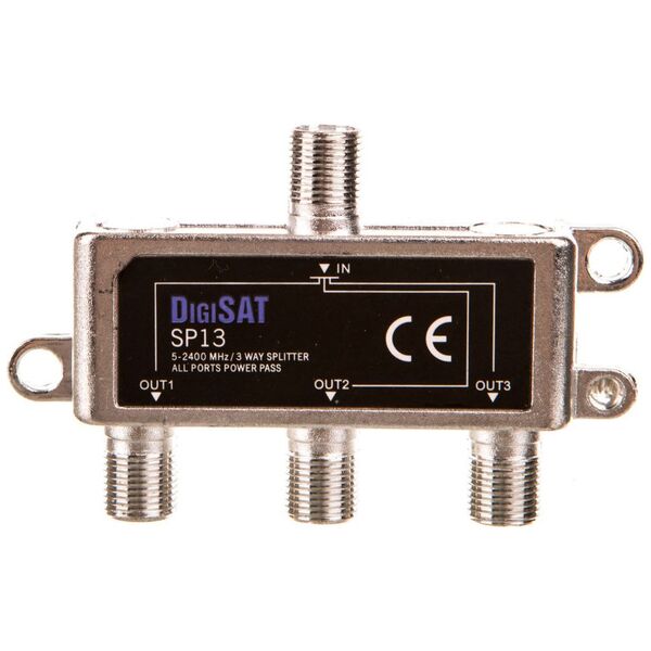 Antena RTV DigiSAT Rozgałęźnik sygnału RTV GN-3GN SP13 DigiSat 5-2400MHz 77-216#