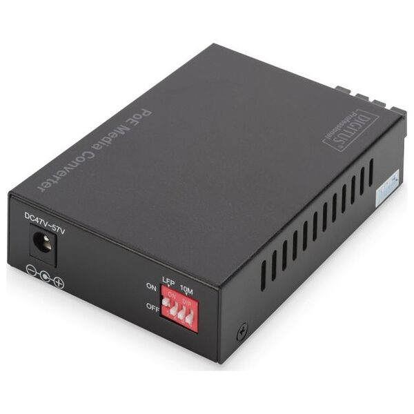 Konwerter światłowodowy Digitus Gigabit PoE Multim. Media RJ45/SC MM PSE