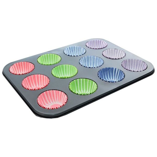 Orion Forma na muffinki do muffinek 12 szt + papilotki uniwersalny