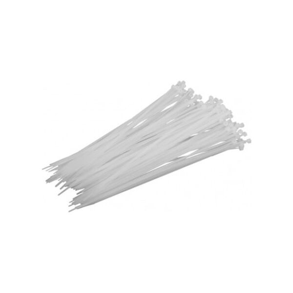 Topex Opaski zaciskowe 4,8 x 300mm 75szt. białe (44E979)