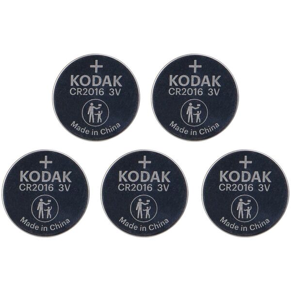Kodak BATERIA GUZIKOWA KODAK CR2016 MAX LITHIUM ULTRA 5pcs blister