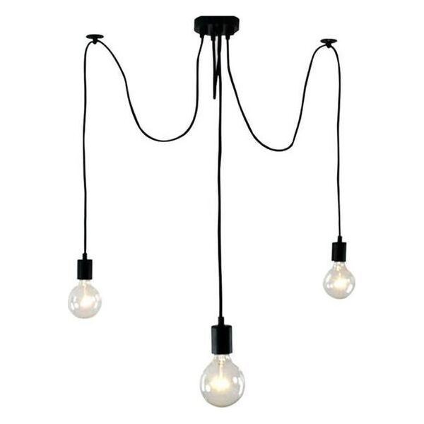 Lampa wisząca ECpower Zd74c Lampa Sufitowa Żyrandol Pająk 3 Ramiona E27 Uniwersalny