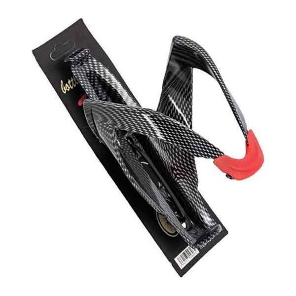 CGAuto AG512 UCHWYT KOSZYK NA BIDON DO ROWERU CARBONSTYLE uniwersalny