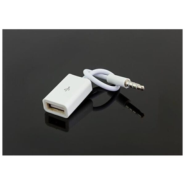 Adapter USB Hertz AK290 USB - Jack 3.5mm Biały  (1234-uniw)