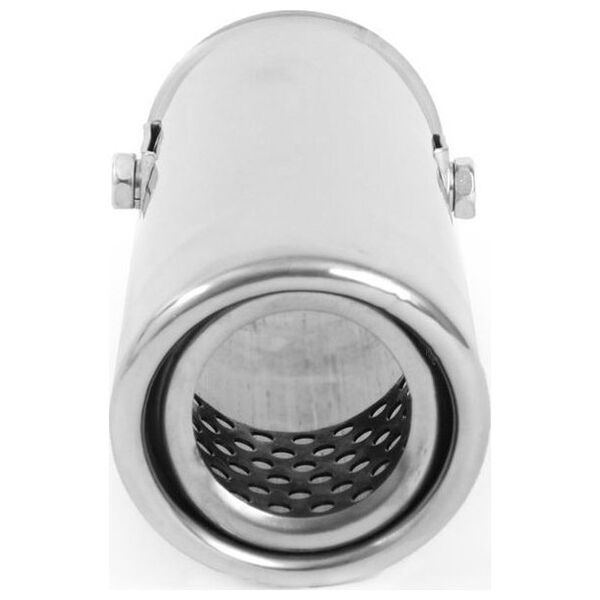 Automax Chromowana końcówka tłumika 50mm / montaż 30-45mm uniwersalny