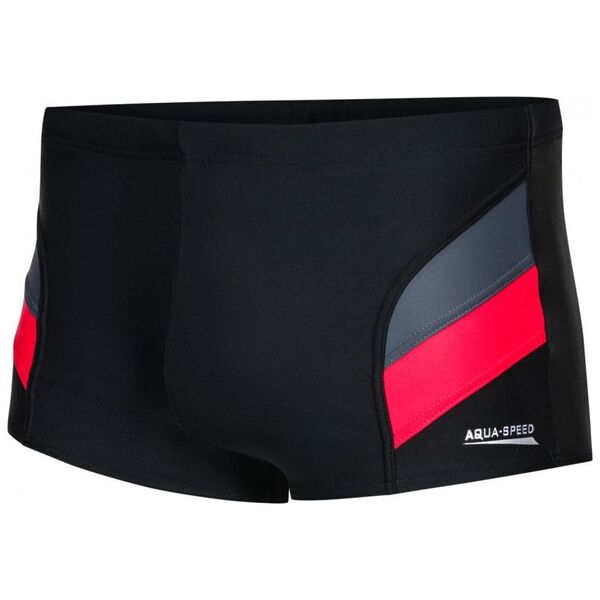 Aqua-Speed Spodenki pływackie ARON czarno-czerwone M-5XL Aqua Speed Rozmiar 4XL